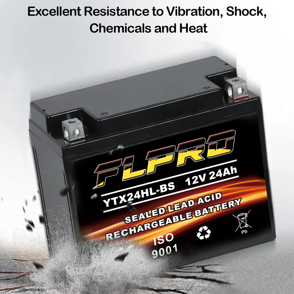 Batería YTX24HL-BS Alto Rendimiento-Mantenimiento Libre-Sellada AGM Baterías ATV Foto 4 de 4