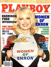 Original Playboy Magazine August 2002 Women of Enron Christina Santiago D4