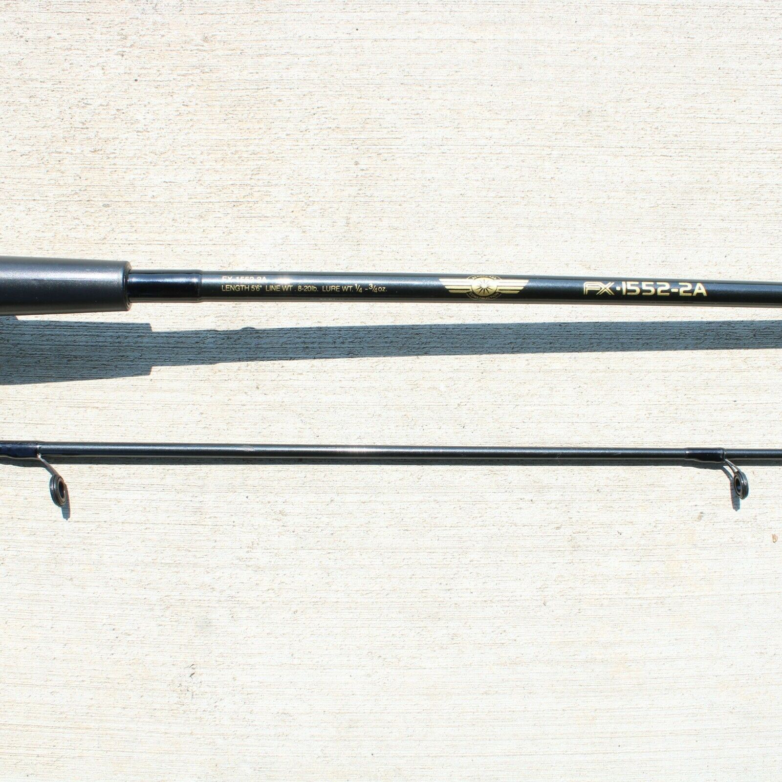 VTG Shimano FX15522A Pistol Grip Bass Fishing Casting Rod 5ft 6in 2pc NOS eBay