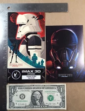 Rogue One IMAX 3D Regal Collector Ticket K-2SO Shore Trooper Star Wars WEEK 2