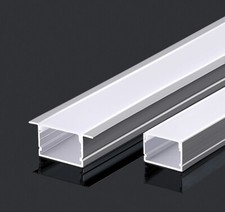 6Pcs 1M Each Aluminum Channel for LED Strip Lights U/V/YW-Shape Track and Cover
