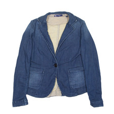 North Sails Usa Blazer Denim Jacket Blue Womens Xs