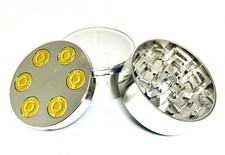 Bullet Metal Grinder 50mm 3 Part Magnetic Herb Kitchen Spice Crusher
