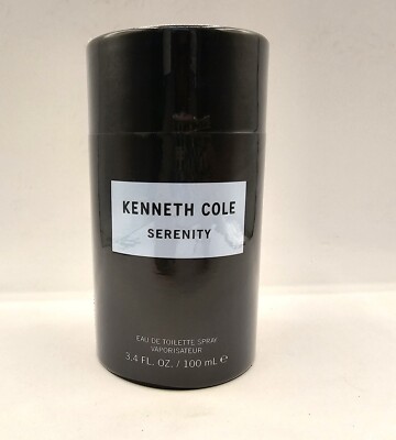 Kenneth Cole Serenity Eau de Toilette Spray, 3.4 Fl Oz. NEW