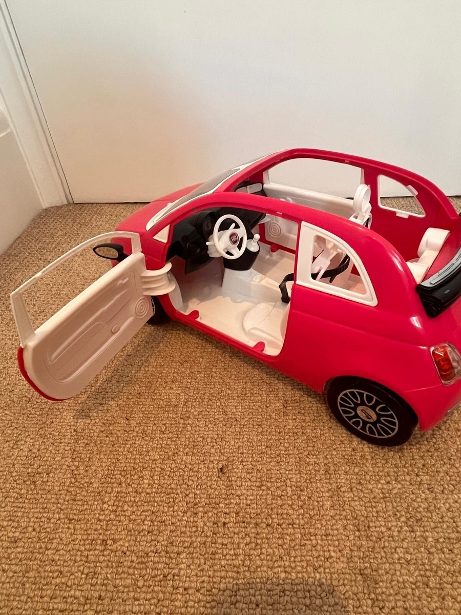 Barbie Toy Fiat 500 Barbie Rose Barbie Hot Pink Fiat 500 Car - Main Image