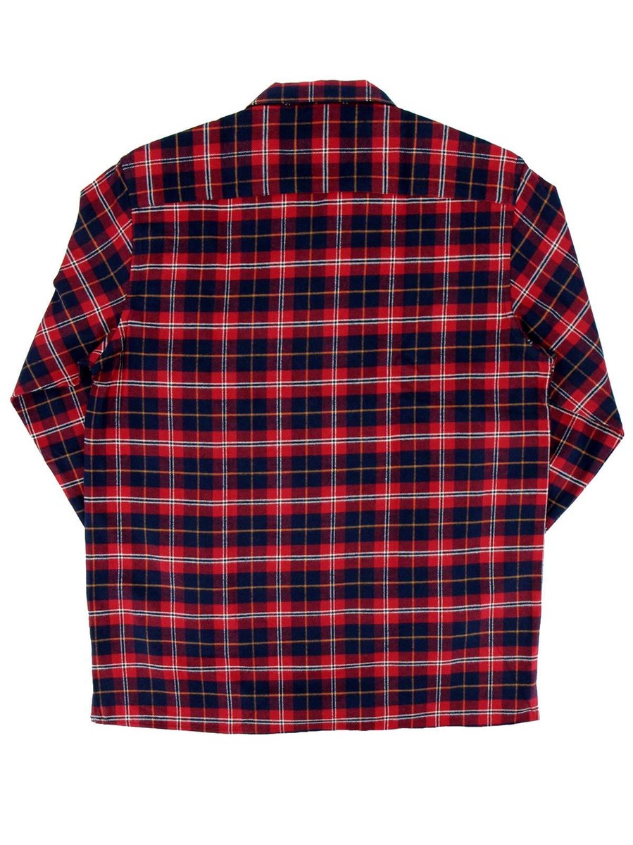 1950s Style Vintage Rockabilly Style Woodsman Redwood Tartan