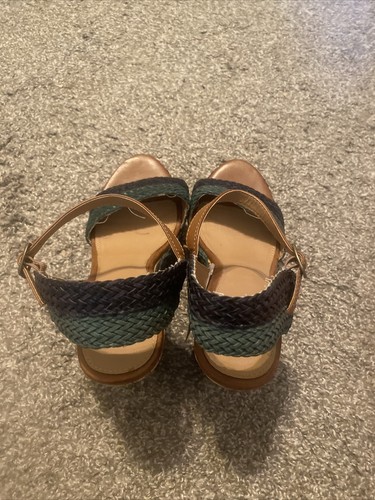 Mossimo Pemella Cork Wedge Sandals -Size 9.5 New With Tags Blue - Picture 5 of 9