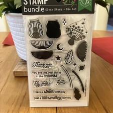 Hero Arts 4 X 6 Clear Stamp Die Set, Stellar Flowers SB347
