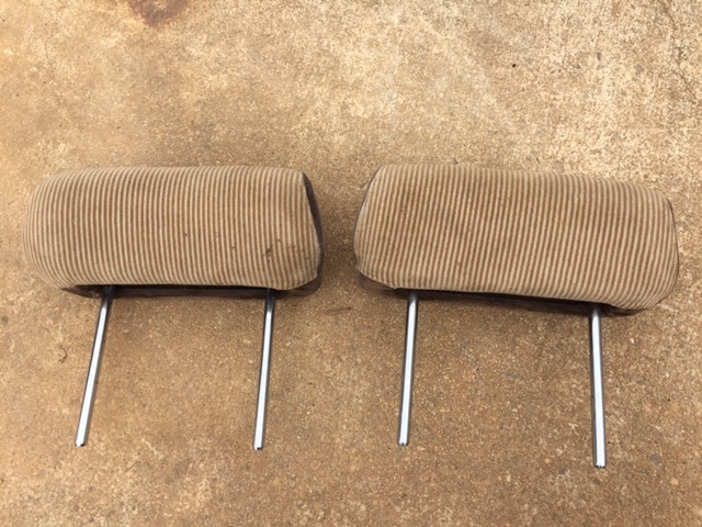 a.flat ヘッドレスト 1989 Nissan 300ZX Pair of head rests ~ TAN/BROWN | eBay