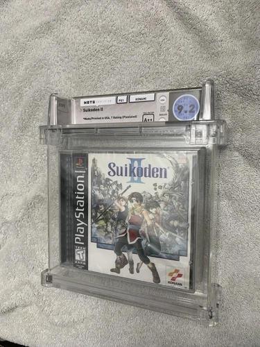 RARE Suikoden 2 PlayStation 1 PS1 WATA not VGA 9.2 A++ Konami RPG JRPG Sealed