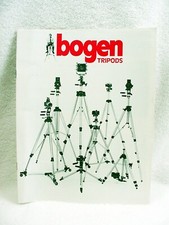 Bogen Tripods Pamphlet  7pg  Pics w/ text, lists, prices  5.75 