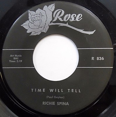 RICHIE SPINA ROSE 45RPM 7'' Single R&B Teen Classic Rar&b Very Good (VG) e9739