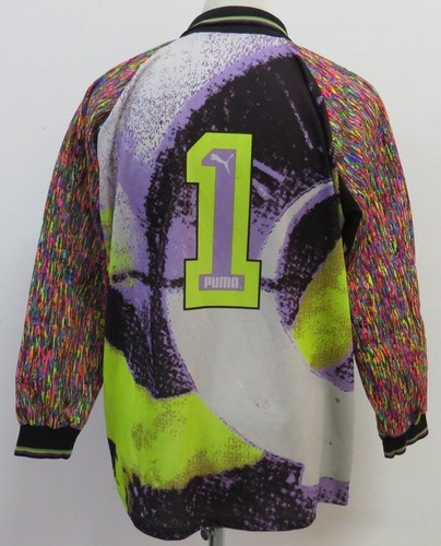 PUMA MAGLIA JERSEY SHIRT GK VINTAGE CALCIO FOOTBALL PORTIERE GOALKEEPER - Picture 6 of 12