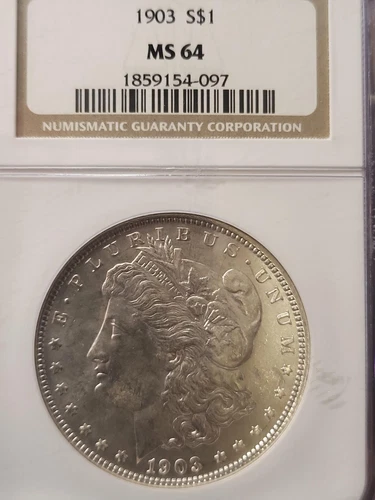 1903 P Morgan Silver Dollar NGC MS-64