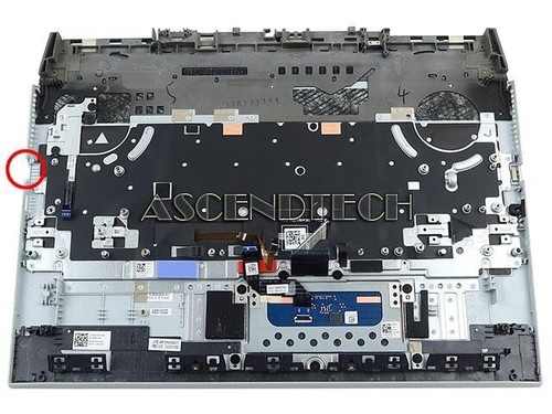 DELL G15 5510 5511 5515 KEYBOARD PALMREST TOUCHPAD ASSEMBLY GRAY FK7HR *DAMAGE* - Afbeelding 2 van 2