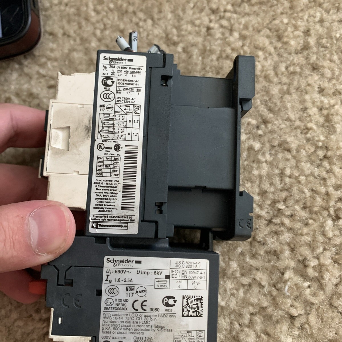 SCHNEIDER ELECTRIC LC1 D169 F7 A65 / LC1D169F7A65 (USED TESTED