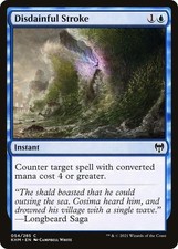 Disdainful Stroke 54 Common Kaldheim Magic: The Gathering Lightly Played