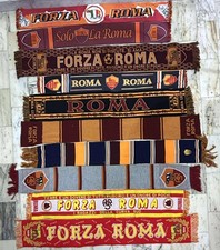 10 sciarpe calcio LOTTO STOCK ROMA shirt maillot trikot jersey