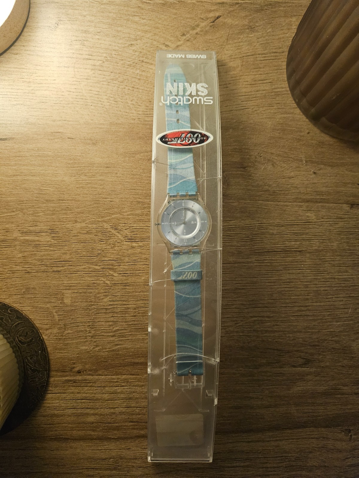 Swatch watch James Bond 007 Special " Thunderball " (SFK154) Skin w/box RARE