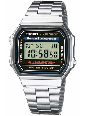 CASIO A168WA-1YES Collection Herrenuhr 35mm 3ATM