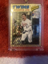Marketplace image: 2026 Topps Heritage Brooks Lee #60 Chrome Superfractor /1 Minnesota Twins