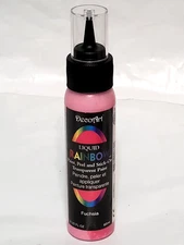DecoArt Liquid Rainbow Transparent Paint FUCSHIA 60ml *NEW*