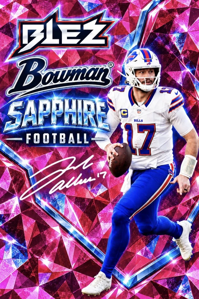 BOWMAN SAPPHIRE FOOTBALL RELEASE DAY WITH AUSTAN