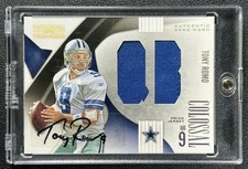 TONY ROMO 2009 NATIONAL TREASURES #11 COLOSSAL POSITION PRIME GU PATCH AUTO 2/5