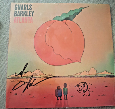 Gnarls Barkley Atlanta LP Translucent Green Vinyl SIGNED Autographed SEALED new