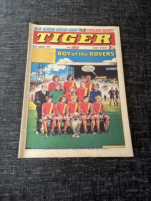 Tiger Comic - 25 August 1973 - England Team Group Colin Boulton