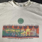Vintage Los Angeles Marathon Shirt Mens Large Single Stitch 1989 Mercedes-Benz