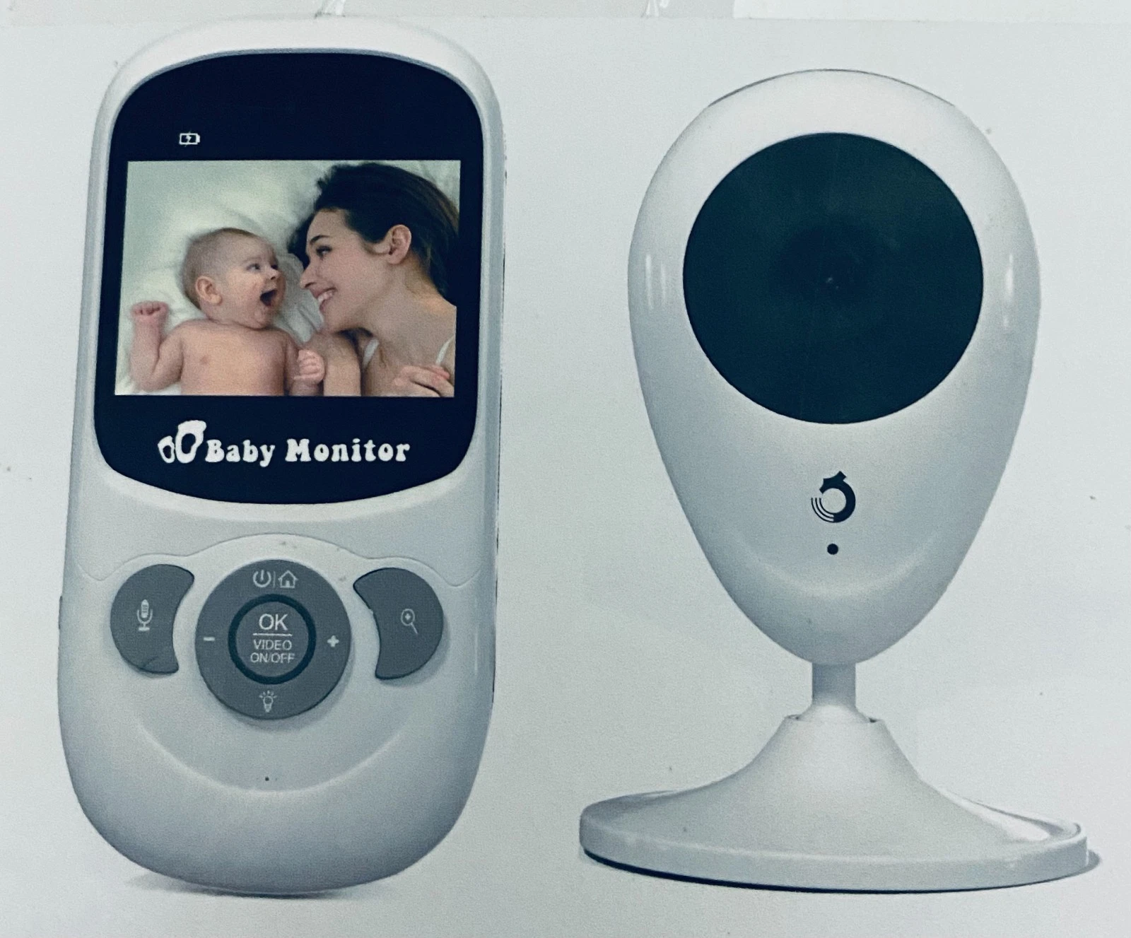 Dragon Touch DT24 Video Baby Monitor 2.4" TFT LCD Wireless Security Camera