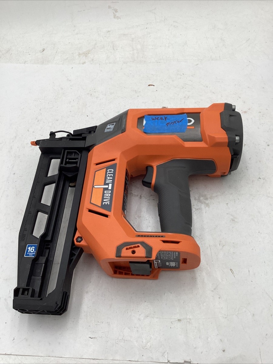 Ridgid Battery Operated Brad Nail Gun Ridgid R09893B 18V Brushless