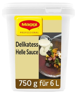 MAGGI Professional Helle Sauce, vegetarisch, Ergiebigkeit 6L, 1er Pack (1 x 750g