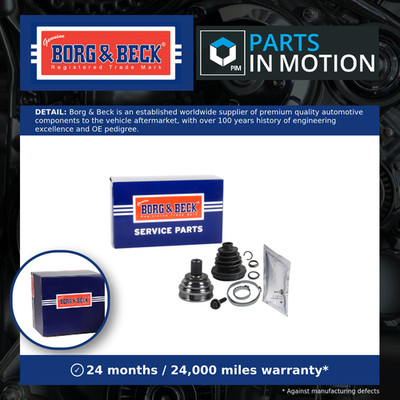 CV Joint fits SKODA OCTAVIA Mk2, Mk3 04 to 20 C.V. Driveshaft B&B 1K0407311G New