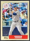 2017 Topps Aaron Judge 1987 Baseball #87-58 RC New York Yankees RW3