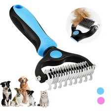 Pet Deshedding Brush Comb Self Cleaning Hair Remover Grooming Tool For Dog  Cat