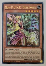 Yu-Gi-Oh Noh-P.U.N.K. Deer Note Ultra Rare 1st Edition DIFO-EN022