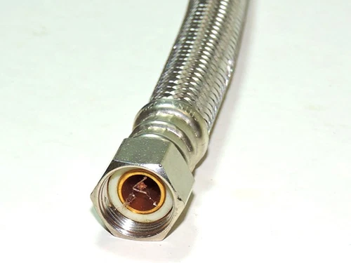 3/8" x 7/8" 12 inch ProFlo SS Compression Toilet Supply Line PFX146472 - Picture 5 of 7