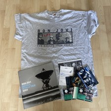 Bon Jovi T Shirt Rare Classic Rock Band 2003 Bounce Tour Merch Tee Size Large 