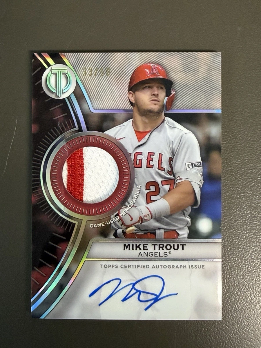 Topps Mike Trout Autographed Baseball Trading Cards for sale | eBay