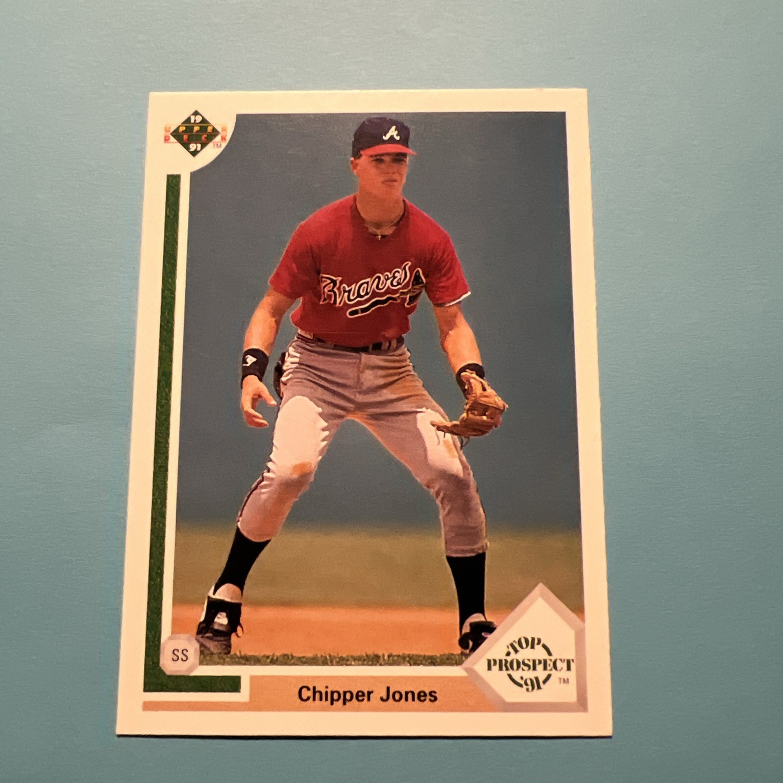 1991 Upper Deck - Top Prospect Chipper Jones #55 (RC)
