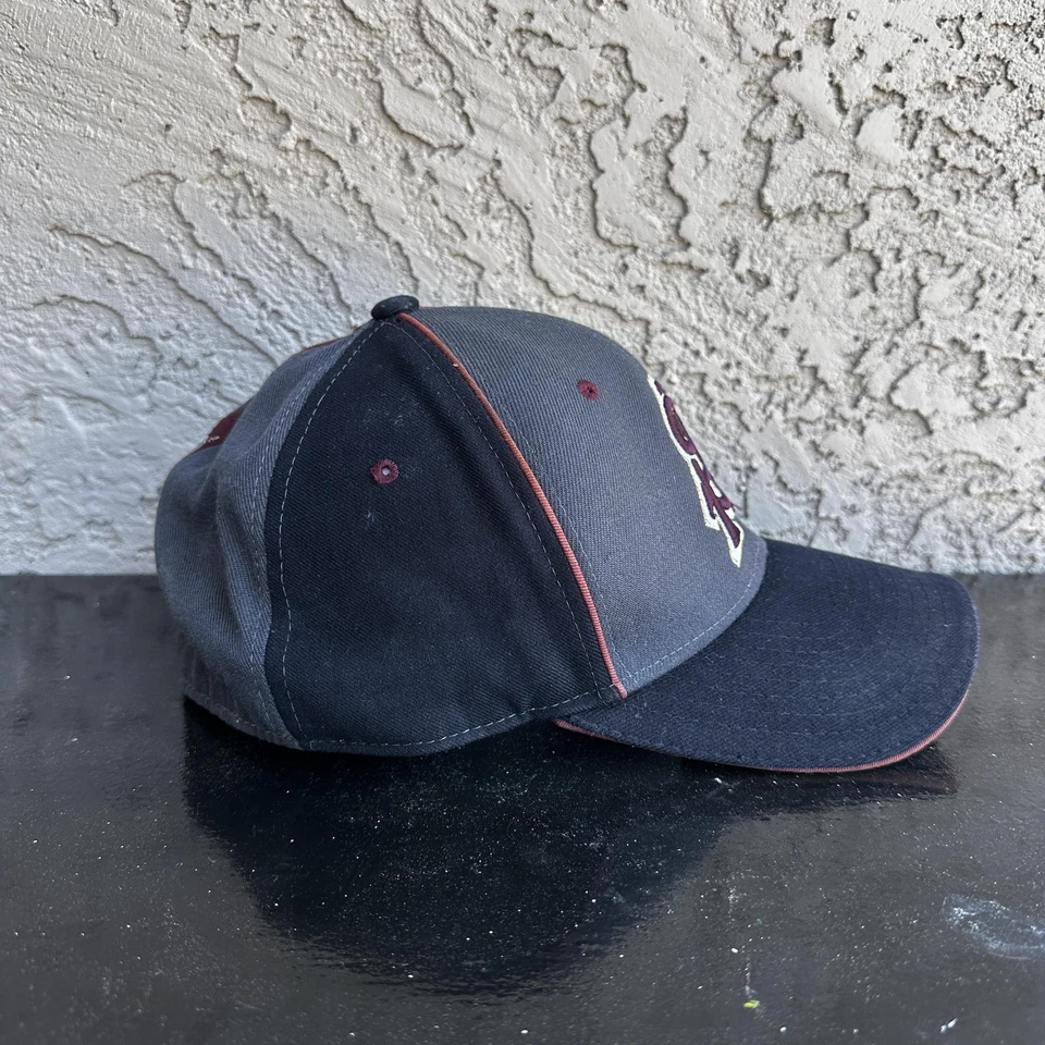 Arizona State Sun Devils Hat Cap Fitted Mens 7 1/2 Gray Maroon NCAA Baseball - Image 2 of 4