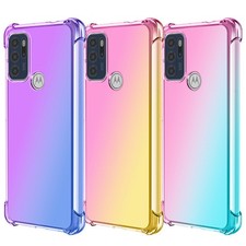 Case For Motorola G86 G56 G54 G84 G42 G52 G53 G34 G85 Clear TPU Shockproof Cover