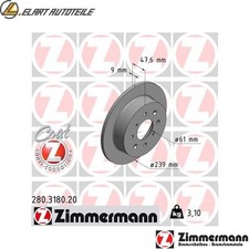 2x BREMSSCHEIBE 280.3180.20 FÜR HONDA JAZZ/III CIVIC/Hatchback CRX L12B2 1.2L
