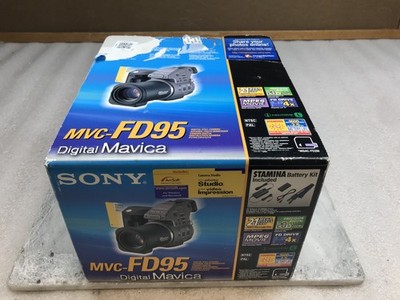 Sony Mavica MVC-FD95 2.1MP 10x Zoom Floppy Camera w/ Adapter Box Tested