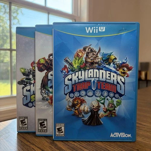 Skylanders Trap Team & Swap Force Game Bundle (Nintendo Wii U) ~ VG