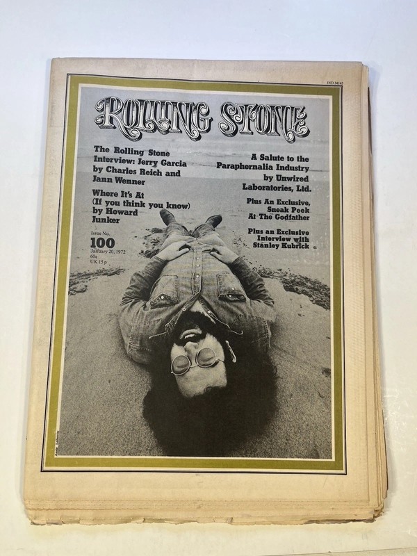 1972 Rolling Stone Magazine’s Famous Issue #100-Excellent++
