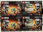 4 LEGO 75317 Brick Headz Star Wars The Mandalorian & The Child FREE SHIPPING