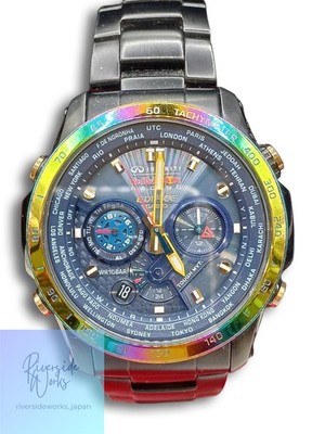 CASIO EDIFICE EQW-T1010RB Solar Chronograph Watch